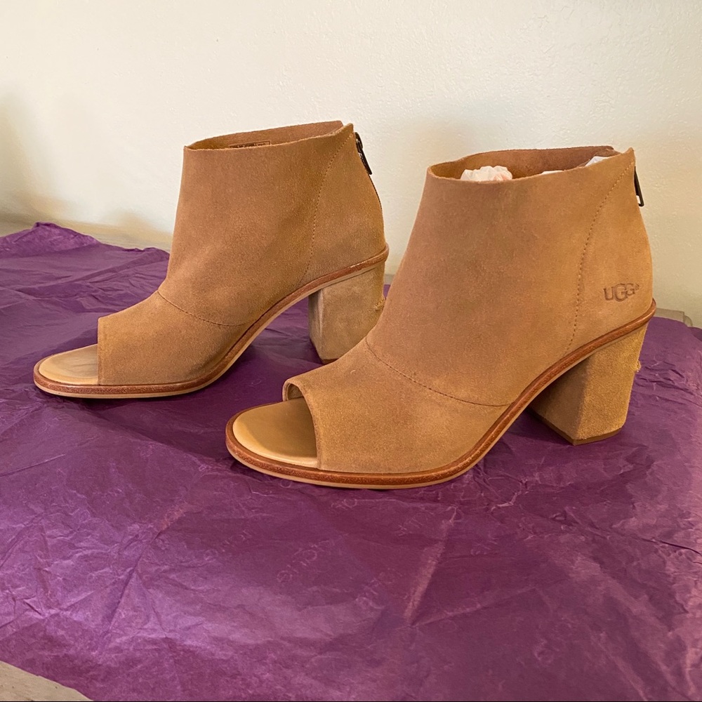 Ankle Boots. UGG open toe Sz US9/EU40